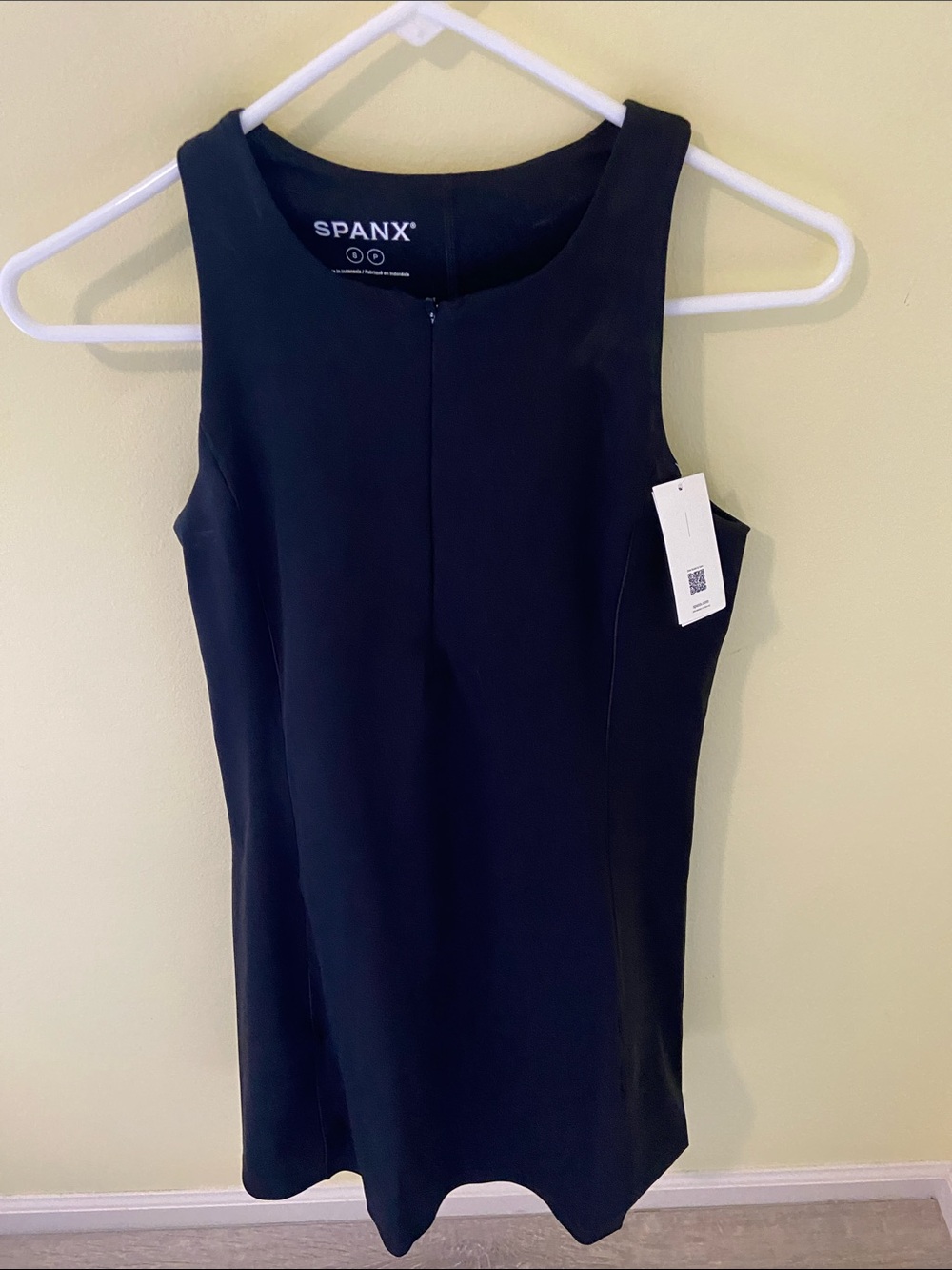 SPANX Black Sleeveless Mini Dress